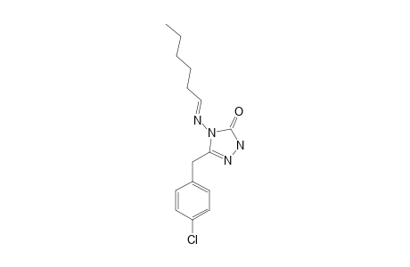 3-(PARA-CHLOROBENZYL)-4-HEXYLIDENAMINO-5-OXO-4,5-DIHYDRO-[1,2,4]-TRIAZOLE