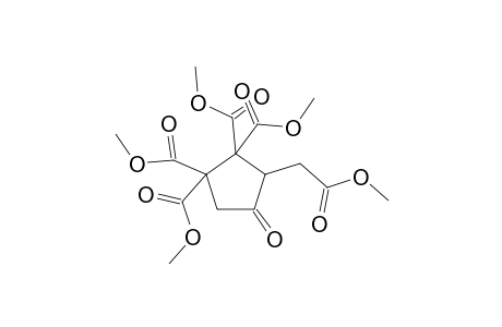 3-Methoxycarbonylmethyl-4-oxocyclopentane-1,1,2,2-tetracarboxylic acid, tetramethyl ester