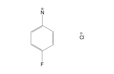 p-fluoroaniline, hydrochloride