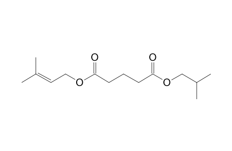 Glutaric acid, isobutyl 3-methylbut-2-enyl ester