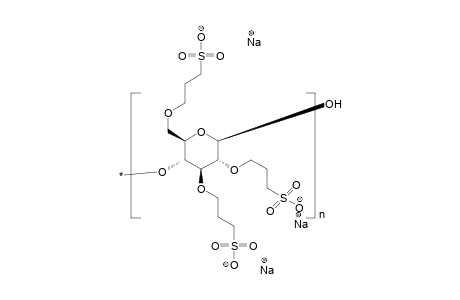 Cellulose, sulfopropylated, sodium salt; sulfopropyl cellulose, sodium salt