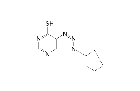 3-cyclopentyl-3H-v-triazolo[4,5-d]pyrimidine-7-thiol