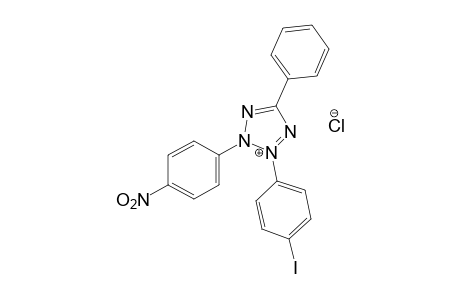 3-(4-Iodophenyl)-2-(4-nitrophenyl)-5-phenyl-3H-tetraazol-2-ium chloride