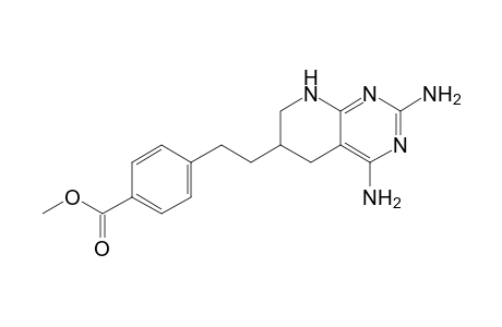 Methyl 4-[2-(2,4-Diamino-5,6,7,8-tetrahydropyrido[2,3-d]pyrimidin-6-yl)ethyl]benzoate