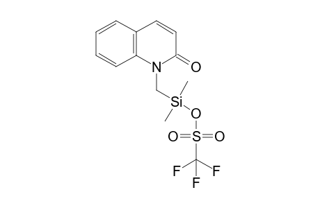 1-(Trifluoromethylsulfonyloxydimethylsilylmethyl)-2-quinolone