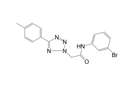 N-(3-bromophenyl)-2-[5-(4-methylphenyl)-2H-tetraazol-2-yl]acetamide