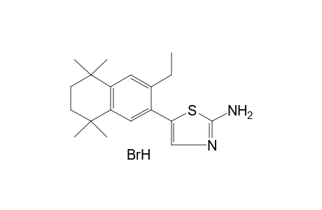 2-amino-5-(3-ethyl-5,6,7,8-tetrahydro-5,5,8,8-tetramethyl-2-naphthyl)thiazole, monohydrobromide