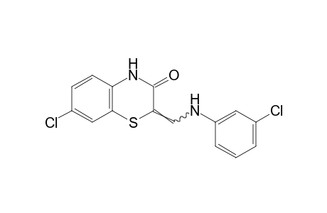 7-chloro-2-[(m-chloroanilino)methylene]-2H-1,4-benzothiazin-3(4H)-one