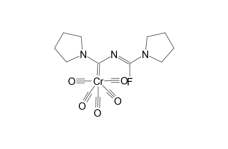 Pentacarbonyl{[(fluoro)(pyrrolidino)methylenamino]pyrrolidinocarbene}chromium