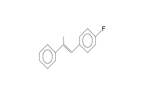 Benzene, 1-fluoro-4-(2-phenyl-1-propenyl)-