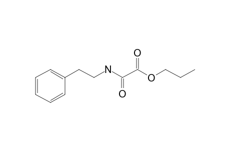 Oxalic acid, monoamide, N-(2-phenylethyl)-, propyl ester