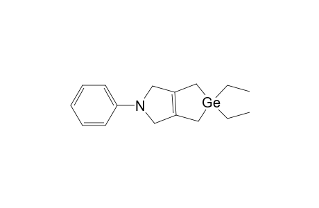 2-Phenyl-5,5-diethyl-1,2,3,4,5,6-hexahydrogermoi[3,4-c]pyrrole