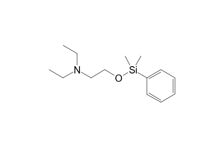 2-[dimethyl(phenyl)silyl]oxy-N,N-diethyl-ethanamine