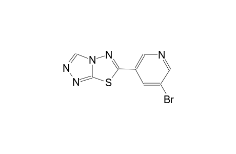 [1,2,4]triazolo[3,4-b][1,3,4]thiadiazole, 6-(5-bromo-3-pyridinyl)-