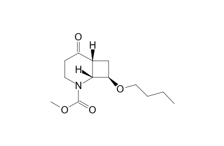 (1RS,6RS,8RS)-METHYL-8-BUTYLOXY-5-OXO-CIS-2-AZABICYCLO-[4.2.0]-OCTAN-2-CARBOXYLAT