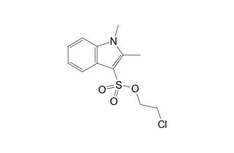 2-Chloroethyl 1,2-dimethyl-1H-indole-3-sulfonate