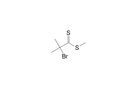 2-Brom-2-methyl-dithiopropansaeuremethylester