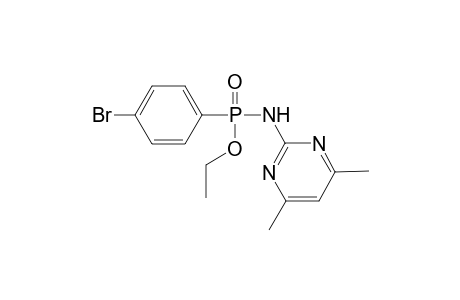 N-(4',6'-Dimethylpyrimidin-2'-yl)-P-(p-bromophenyl)ethoxyphosphonyl - amide