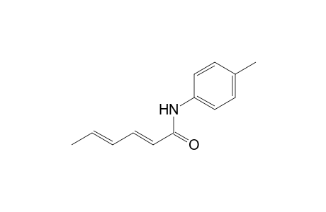 (2E,4E)-N-(4-methylphenyl)hexa-2,4-dienamide