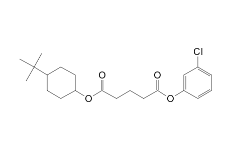 Glutaric acid, 3-chlorophenyl trans-4-tert-butylcyclohexyl ester