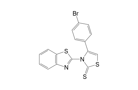 3-(Benzo[d]thiazol-2-yl)-4-(4-bromophenyl)thiazole-2(3H)-thione