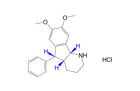 cis-4a,5,cis-4a,9b-7,8-dimethoxy-2,3,4,4a,5,9b-tetrahydro-5-phenyl-1H-indeno[1,2-b]pyridin, hydrochloride