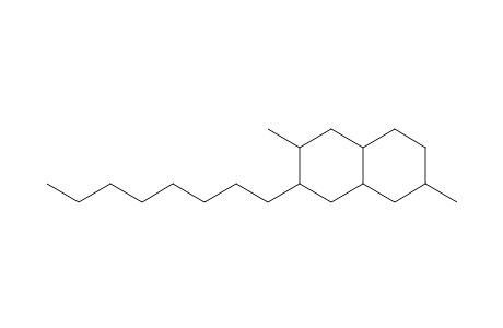 Naphthalene, decahydro-2,6-dimethyl-3-octyl-