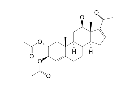 2.alpha.,3.beta.-Diacetoxy-12.beta.-hydroxy-pregna-4,7,16-trien-20-one