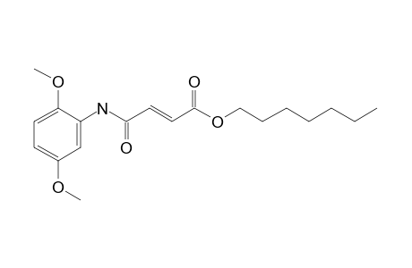 Fumaric acid, monoamide, N-(2,5-dimethoxyphenyl)-, heptyl ester