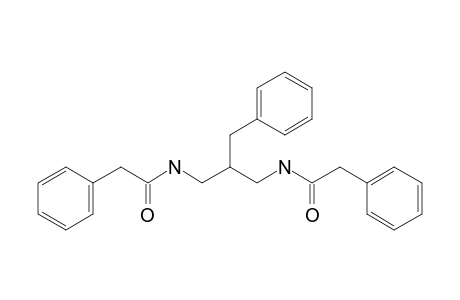 2-Benzyl-(N,N'-bis(phenylacetyl)]-1,3-propandiamine