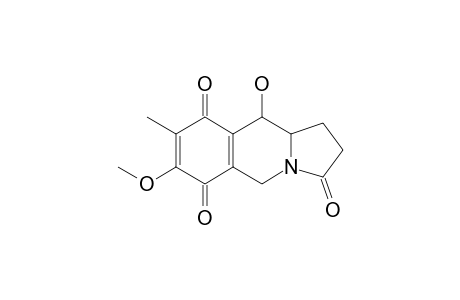 10-Hydroxy-7-methoxy-8-methyl-1,2,3,5,10,10a-hexahydrobenz[f]indolizine-3,6,9-trione