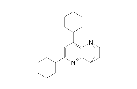 6,8-Dicyclohexyl-3,4-dihydro-2H-1,4-ethano-1,5-naphthyridine