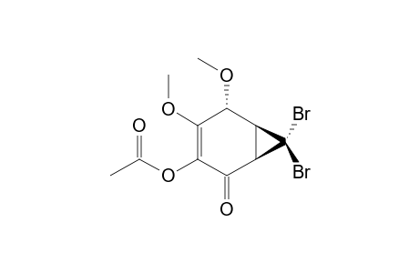 (1-alpha,5-alpha,6-alpha)-3-ACETOXY-7,7-DIBROMO-4,5-DIMETHOXY-BICYCLO-[4.1.0]-HEPTEN-2-ONE