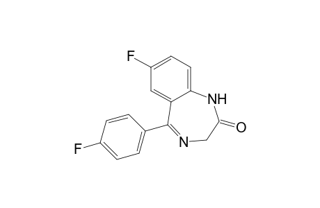 1,3-Dihydro-7-fluoro-5-(4-fluorophenyl)-2H-1,4-benzodiazepin-2-one