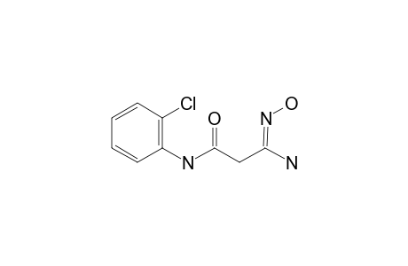 Propanamide, 3-amino-N-(2-chlorophenyl)-3-(hydroxyimino)-