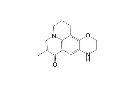 1H,5H,11H-Quinolizino[1,9-gh][1,4]benzoxazin-11-one, 2,3,6,7-tetrahydro-10-methyl-