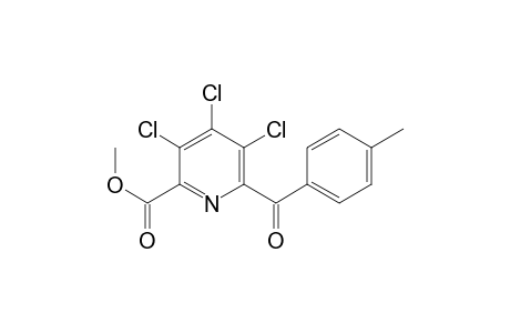 Methyl ester of 3,4,5-trichloro-6-(p-toluoyl)picolinic acid