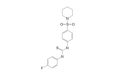 4-fluoro-4'-(piperidinosulfonyl)thiocarbanilide