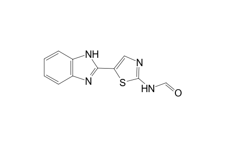 5-(1H-benzimidazol-2-yl)-1,3-thiazol-2-ylformamide