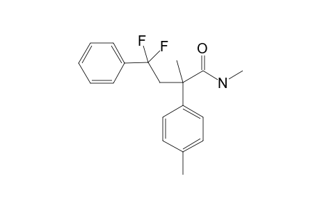 4,4-Difluoro-N,2-dimethyl-4-phenyl-2-(p-tolyl)butanamide