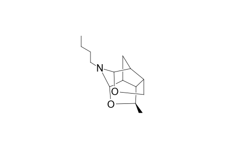 N-n-Butyl-1-methyl-4-aza-2,6-dioxatetracyclo[3.2.1.1(1,3).1(5,7)]dodecane