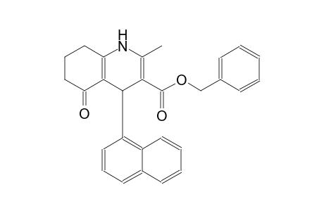 (phenylmethyl) 2-methyl-4-naphthalen-1-yl-5-oxidanylidene-4,6,7,8-tetrahydro-1H-quinoline-3-carboxylate