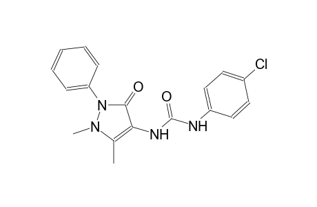 N-(4-chlorophenyl)-N'-(1,5-dimethyl-3-oxo-2-phenyl-2,3-dihydro-1H-pyrazol-4-yl)urea