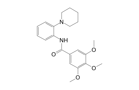 2'-piperidino-3,4,5-trimethoxybenzanilide