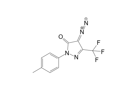 4-Diazo-1-(p-tolyl)-3-trifluoromethylpyrazolin-5-one