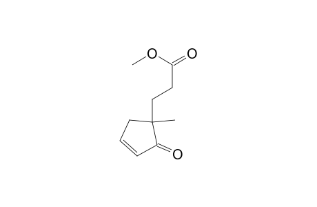 3-Cyclopentene-1-propanoic acid, 1-methyl-2-oxo-, methyl ester