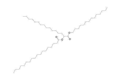 Octadecanoic acid, 1-[(tetradecyloxy)carbonyl]pentadecyl ester