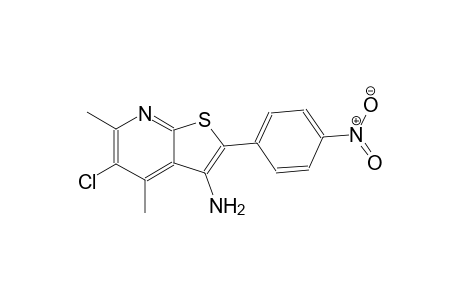 5-Chloro-4,6-dimethyl-2-(4-nitro-phenyl)-thieno[2,3-b]pyridin-3-ylamine