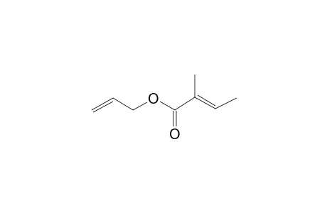 2-Butenoic acid, 2-methyl-, 2-propenyl ester, (E)-