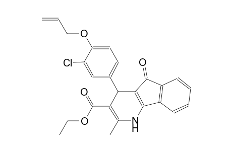 1H-indeno[1,2-b]pyridine-3-carboxylic acid, 4-[3-chloro-4-(2-propenyloxy)phenyl]-4,5-dihydro-2-methyl-5-oxo-, ethyl ester